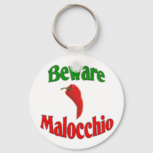Porte-clés Méfiez-vous du Malocchio (oeil malfaisant)