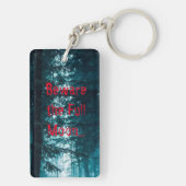 Porte-clés Méfiez-vous du Porte - clé acrylique Pleine lune H (Dos)