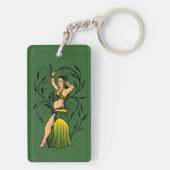 Porte-clés Megan Green Belly Dancer (Dos)