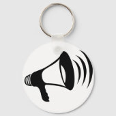 Porte-clés Mégaphone noir (Recto)