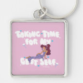 Porte-clés Megara - Taking Time For My Best Self Keychain (Devant)