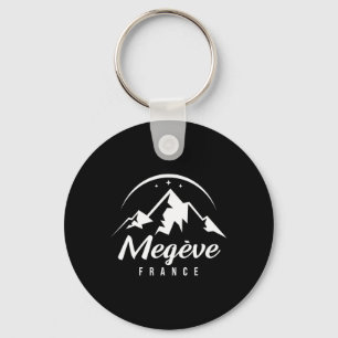 Porte-clés Megève France Station de ski Ski Snowboard Souve