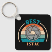 Porte-clés Meilleur 1er AC - Porte - clé de style rétro (Recto)