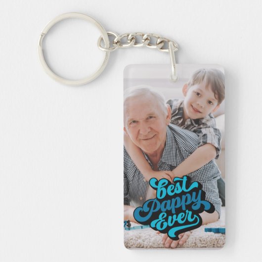Porte-clés Meilleur appy jamais | Grand-père Photo (Devant)