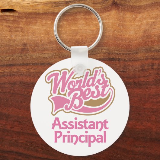 Porte-clés Meilleur Assistant Principal (Recto)