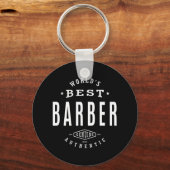Porte-clés Meilleur Barbier du monde (Recto)