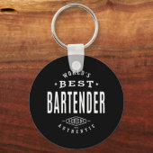 Porte-clés Meilleur barman du monde (Recto)