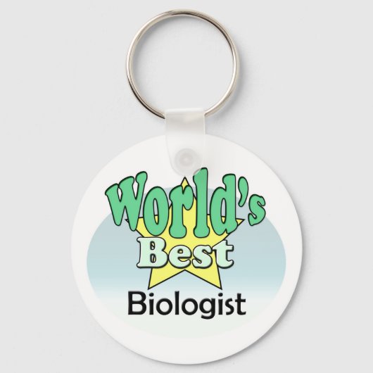Porte-clés Meilleur biologiste au monde (Recto)