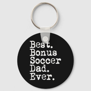 Porte-clés Meilleur Bonus Papa Foot Ever Pour Beau-Père De Fi