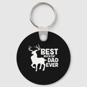 Porte-clés Meilleur Buckin Papa Jamais Chemise Deer Chasse Bu