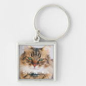 Porte-clés Meilleur Cat Maman Nom photo Porte - clé (Devant)