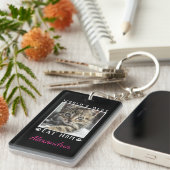 Porte-clés Meilleur Chat Mondial Maman Empreintes de pattes C (Devant droit)