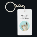 Porte-clés Meilleur Chat Mondial Maman Personnalisée Drôle 2<br><div class="desc">Meilleur Chat Mondial Maman Personnalisé Drôle 2 Animaux Porte - clé Photos</div>