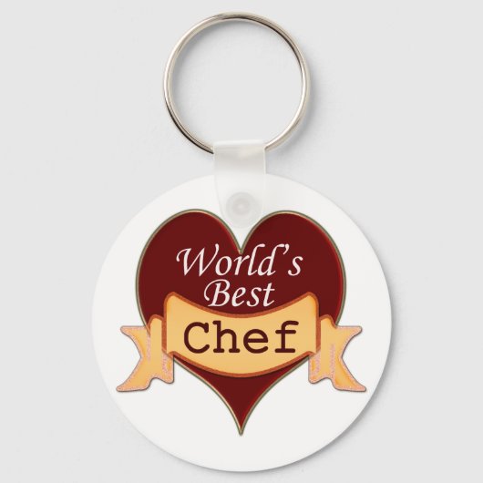 Porte-clés Meilleur Chef du monde (Recto)