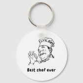 Porte-clés Meilleur Chef jamais (Recto)