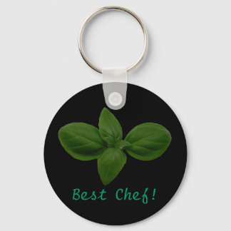 Porte-clés Meilleur Chef ! Porte - clé Basil Leaf