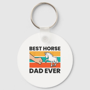 Porte-clés Meilleur Cheval Papa Jamais Equestre Père Horsebac