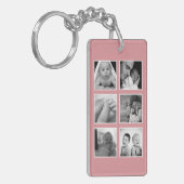 Porte-clés Meilleur Collage photo de maman (Devant gauche)