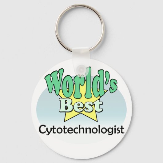 Porte-clés Meilleur Cytotechnologue du monde (Recto)