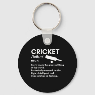 Porte-clés Meilleur design de cricket pour hommes femmes spor