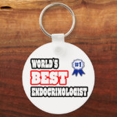 Porte-clés Meilleur Endocrinologue du monde (Recto)