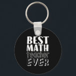 Porte-clés Meilleur enseignant en mathématiques toujours Ense<br><div class="desc">Meilleur Enseignant En Mathématiques Jamais. Conception amusante et humoristique pour votre enseignant, éducateur, professeur, conférencier, tuteur ou instructeur préféré. Marchandises cool et amusantes pour apprécier ceux qui vous ont enseigné à l'école et dans la vie. Parfait pour le cadeau de la Journée de l'enseignant. Grand cadeau de Noël et cadeau...</div>