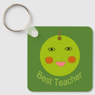 Porte-clés Meilleur enseignant Happy Apple Porte - clé person