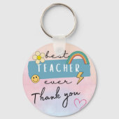 Porte-clés Meilleur enseignant jamais Porte - clé (Recto)