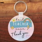 Porte-clés Meilleur enseignant jamais Porte - clé (Recto)