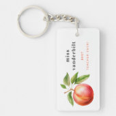 Porte-clés Meilleur Enseignant Jour Personnalisé Aquarelle Pe (Devant)