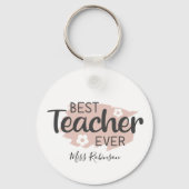 Porte-clés Meilleur Enseignant Toujours Appréciation Enseigna (Recto)