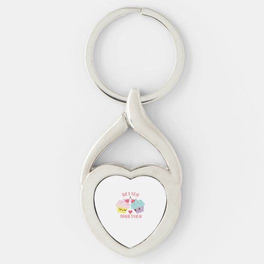 Porte-clés Meilleur ensemble amour Conception sincère (Devant)