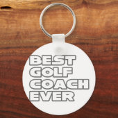 Porte-clés Meilleur entraîneur de golf jamais (Recto)