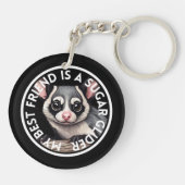 Porte-clés Meilleur Fileur à sucre ami (Dos)