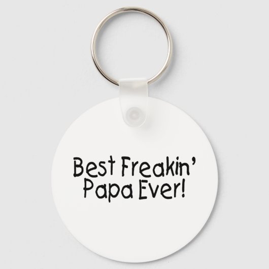 Porte-clés Meilleur Freakin Papa Ever 2 (Recto)