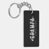 Porte-clés Meilleur Grampa depuis 20XX Moderne Simple Preppy (Devant gauche)