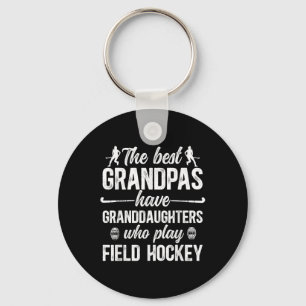 Porte-clés Meilleur Grand-Père de Hockey sur Gazon Joueur de