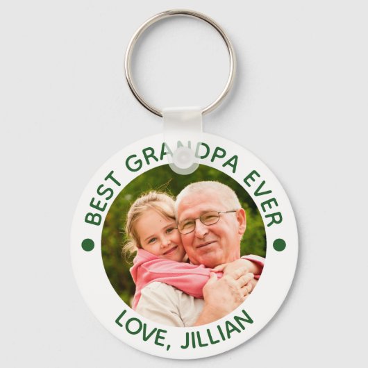 PORTE-CLÉS MEILLEUR GRANDPA JAMAIS VÉRIFIÉ (Recto)