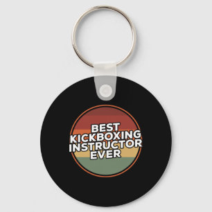 Porte-clés Meilleur instructeur de kickboxing vintage de tous