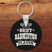 Porte-clés Meilleur joueur de badminton (Recto)