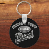 Porte-clés Meilleur mari et papa du monde (Recto)