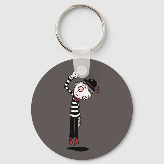 Porte-clés Meilleur Mime jamais (Recto)