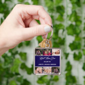 Porte-clés Meilleur Nana Ever Petits-Enfants Photo Nom (main)