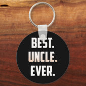 Porte-clés Meilleur Oncle Jamais Grand Cadeau Pour Oncle Favo (Recto)