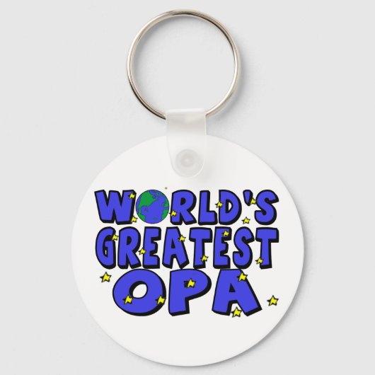 Porte-clés Meilleur Opa du monde (Recto)