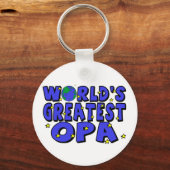 Porte-clés Meilleur Opa du monde (Recto)