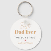 Porte-clés Meilleur papa (Recto)