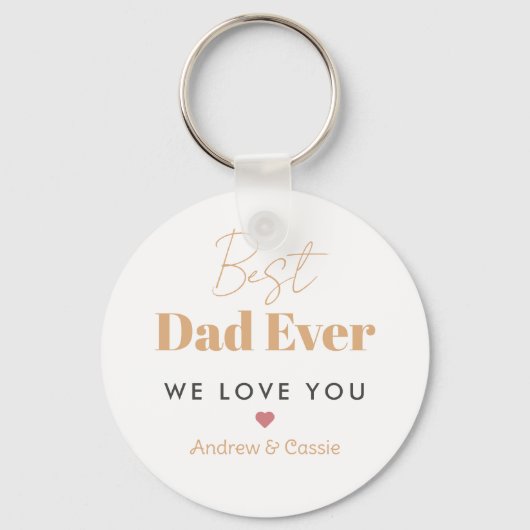 Porte-clés Meilleur papa (Recto)