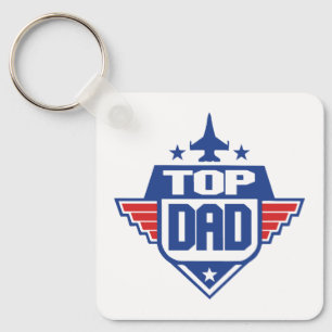 Porte-clés Meilleur Papa Avion
