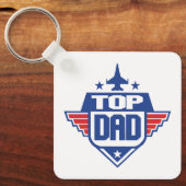 Porte-clés Meilleur Papa Avion (Recto)